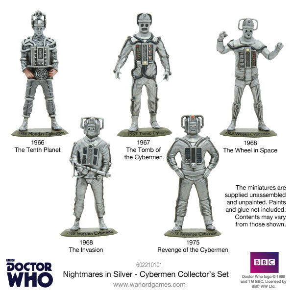 Nightmares in silver: Cybermen Collectors set