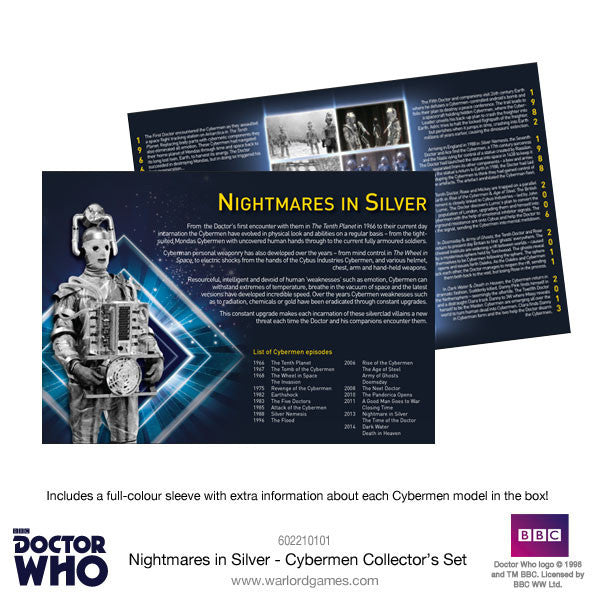 Nightmares in silver: Cybermen Collectors set