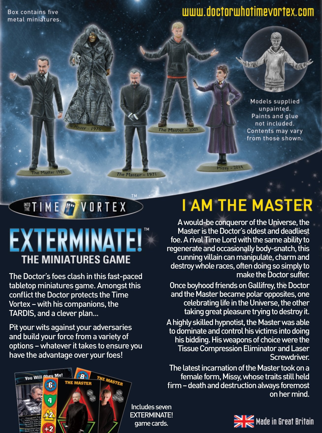 I am The Master - Doctor Who Into the Time Vortex