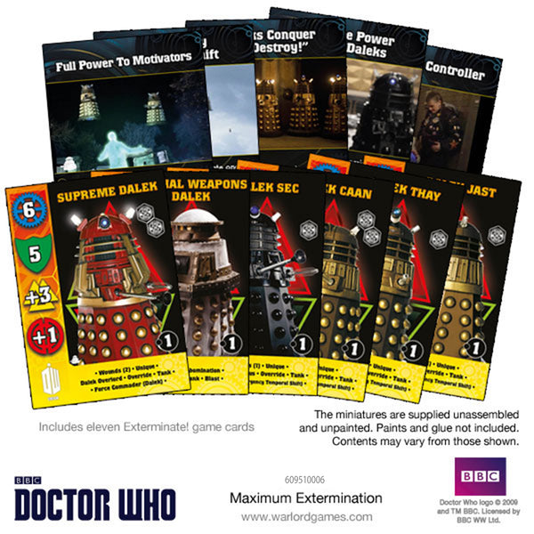 Maximum Extermination Card Set